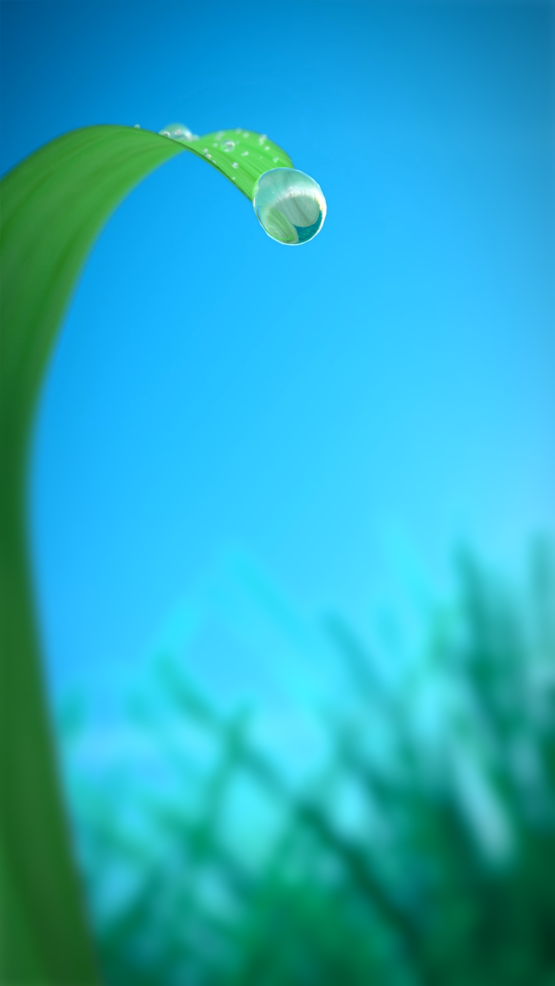 Popular Community Bank lobby display — dewdrops scene