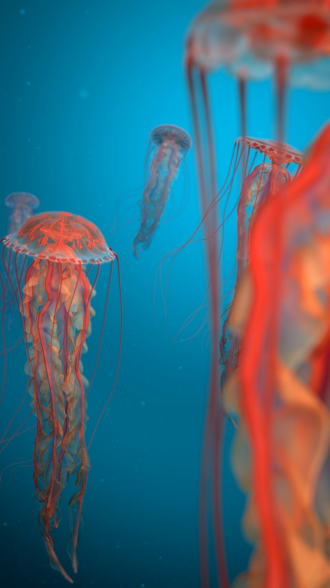Popular Community Bank lobby display — jellyfish scene